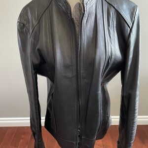 Men’s Black Leather Jacket - England 🇬🇧